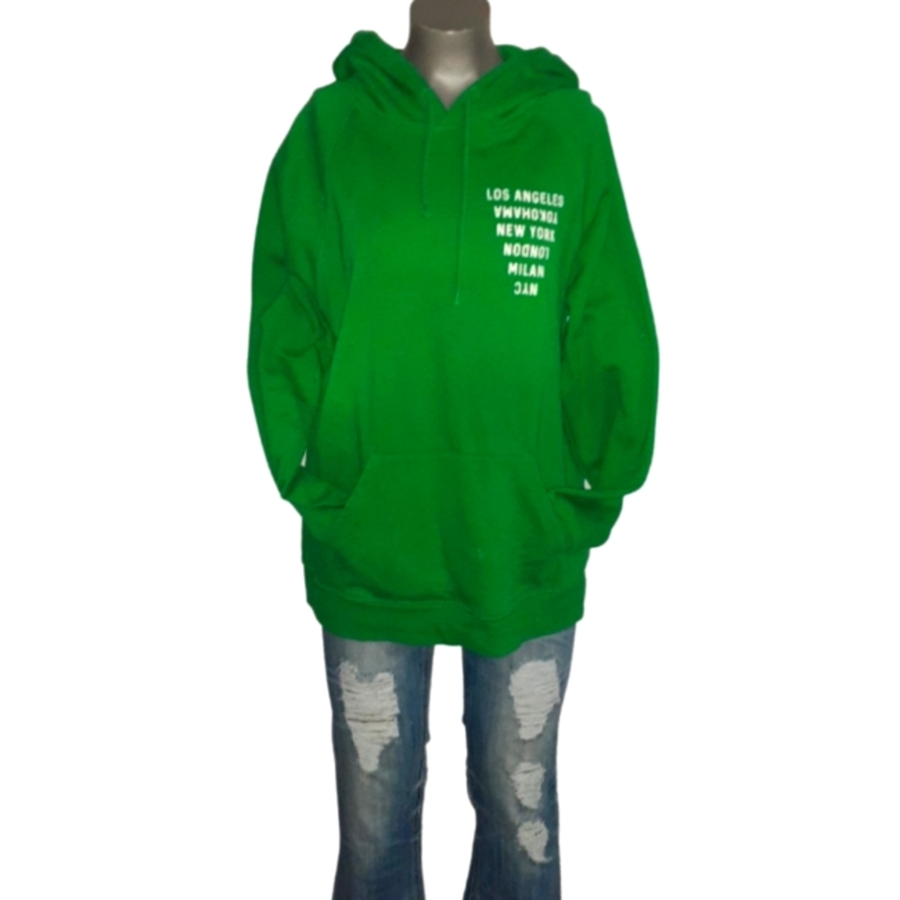 Forever 21 green sweatshirt